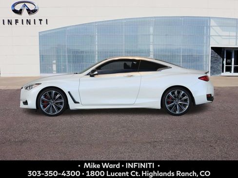 Used 2022 INFINITI Q60 Red Sport 400 w/ Carbon Fiber Package AWD/4WD image 2