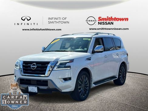 Used 2024 Nissan Armada Platinum w/ Captain's Chairs Package AWD/4WD image 3