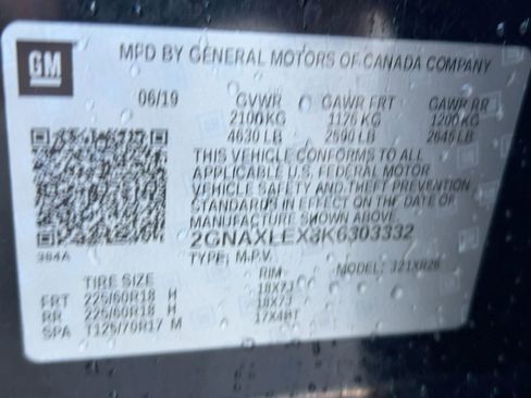 Certified 2019 Chevrolet Equinox LT image 19