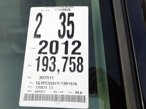 Used 2012 Chevrolet Cruze LS image 32