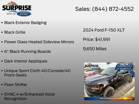 Used 2024 Ford F150 XLT w/ Equipment Group 302A MID RWD image 24