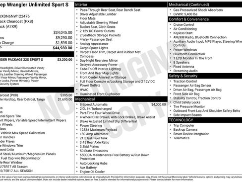 Used 2022 Jeep Wrangler Unlimited Sport image 6