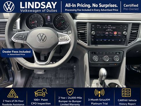 Certified 2021 Volkswagen Atlas Cross Sport SE AWD/4WD image 11