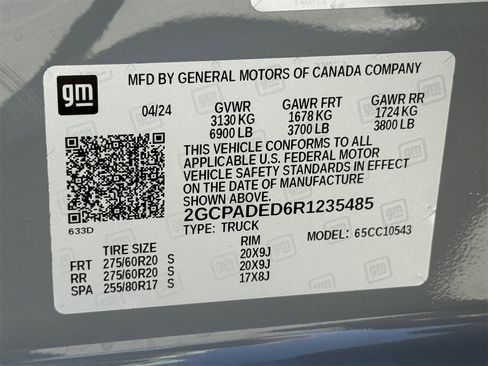 Certified 2024 Chevrolet Silverado 1500 RST w/ LPO, Dark Essentials Package image 30