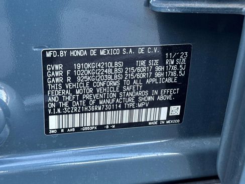 Certified 2024 Honda HR-V LX image 22
