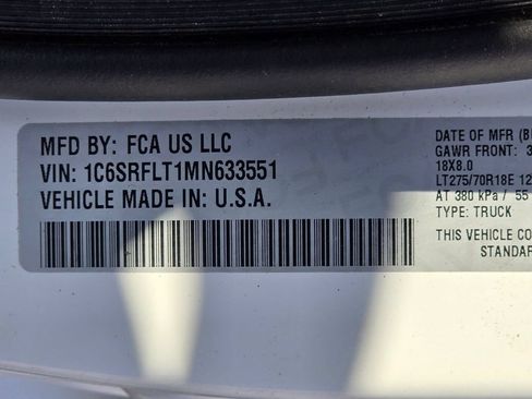 Used 2021 RAM 1500 Rebel w/ Rebel Level 1 Equipment Group AWD/4WD image 52