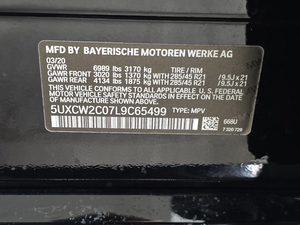 Certified 2020 BMW X7 xDrive40i AWD/4WD image 31