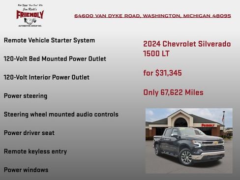 Used 2024 Chevrolet Silverado 1500 LT AWD/4WD image 25