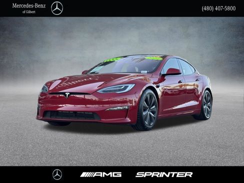 Used 2021 Tesla Model S Long Range AWD/4WD image 1