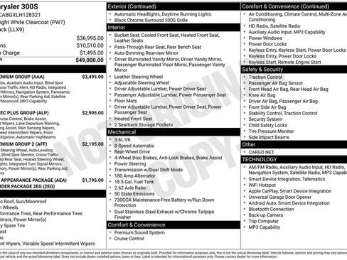 Used 2020 Chrysler 300 S w/ 300S Premium Group image 9