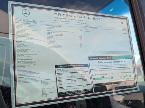 New 2025 Mercedes-Benz Sprinter 2500 image 14