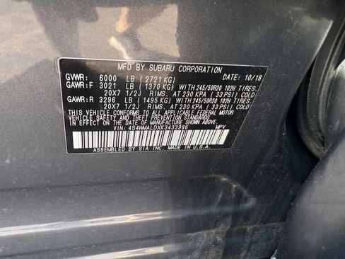 Used 2019 Subaru Ascent Limited AWD/4WD image 41