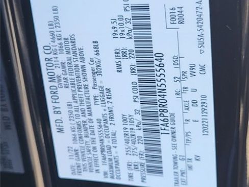 Used 2022 Ford Mustang Mach 1 w/ Equipment Group 700A image 32