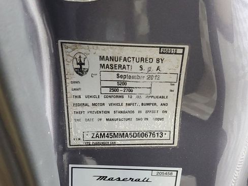 Used 2013 Maserati GranTurismo Sport image 51