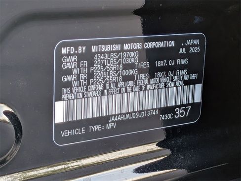 New 2025 Mitsubishi Outlander Sport SE image 31