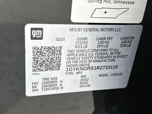 Used 2024 Cadillac XT5 Sportv w/ Technology Package AWD/4WD image 30