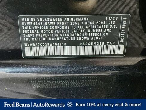 Used 2024 Volkswagen GTI SE FWD image 39