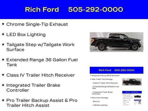 Certified 2023 Ford F150 Lariat w/ Max Trailer Tow Package AWD/4WD image 56