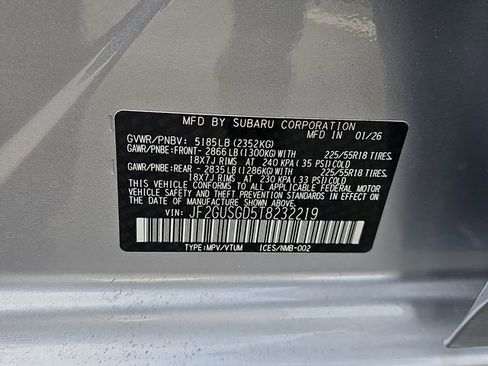 New 2026 Subaru Crosstrek 2.5i Sport AWD/4WD image 23