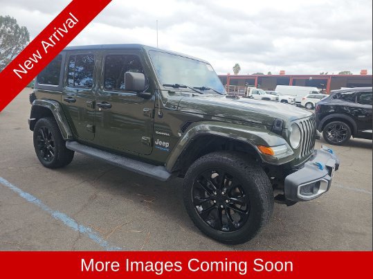 Used 2021 Jeep Wrangler Unlimited Sahara w/ Cold Weather Group AWD/4WD image 1