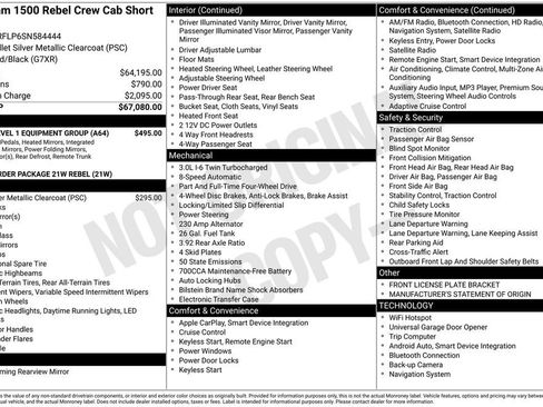 Used 2025 RAM 1500 Rebel w/ Rebel Level 1 Equipment Group image 47