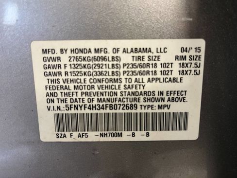 Used 2015 Honda Pilot SE image 16