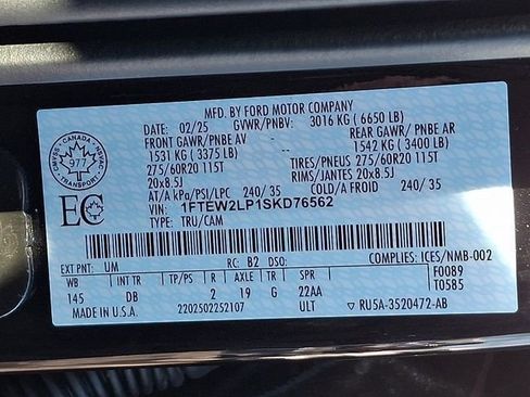 Used 2025 Ford F150 STX w/ Equipment Group 200A Standard AWD/4WD image 35