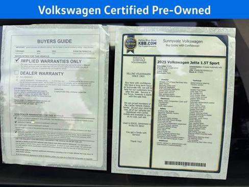 Certified 2025 Volkswagen Jetta Sport image 35