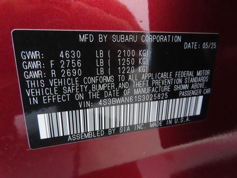 Used 2025 Subaru Legacy Limited AWD/4WD image 29