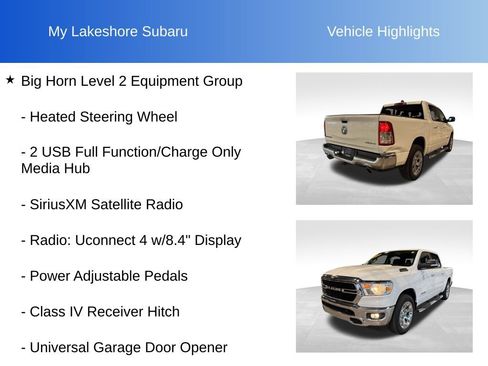 Used 2020 RAM 1500 Big Horn image 13