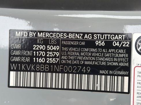 Certified 2022 Mercedes-Benz SL 63 AMG 4MATIC image 54