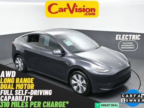 Used 2024 Tesla Model Y Long Range AWD/4WD image 1
