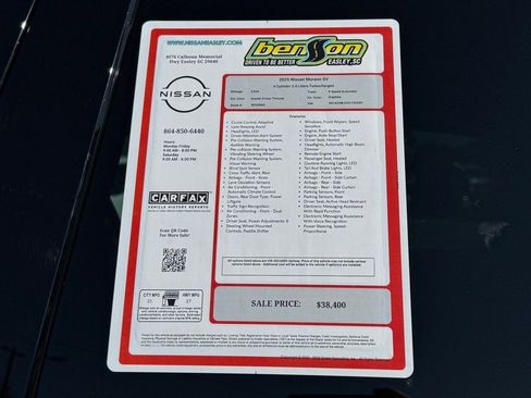 Certified 2025 Nissan Murano SV image 26