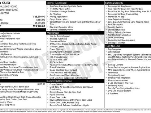 Used 2022 Kia K5 EX FWD image 15