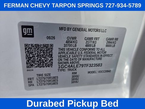 New 2026 Chevrolet Silverado 2500 W/T w/ WT Convenience Package RWD image 23