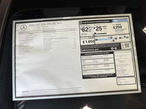 New 2026 Mercedes-Benz GLC 350e 4MATIC image 39