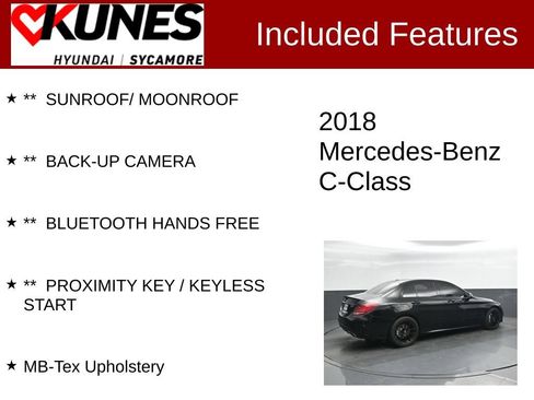 Used 2018 Mercedes-Benz C 300 4MATIC Sedan image 2