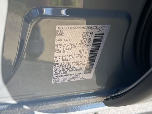 New 2026 Nissan Frontier PRO-4X w/ Pro-4x Convenience Package image 36