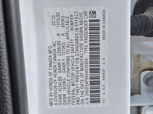 Used 2025 Honda Civic Sport Touring image 26