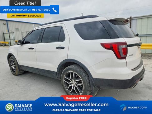Used 2017 Ford Explorer Sport w/ Equipment Group 401A AWD/4WD image 3