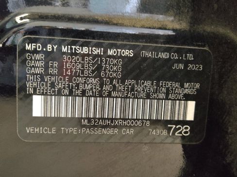 Used 2024 Mitsubishi Mirage ES FWD image 33