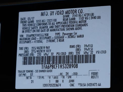 Used 2017 Ford Mustang GT w/ GT Performance Package image 45