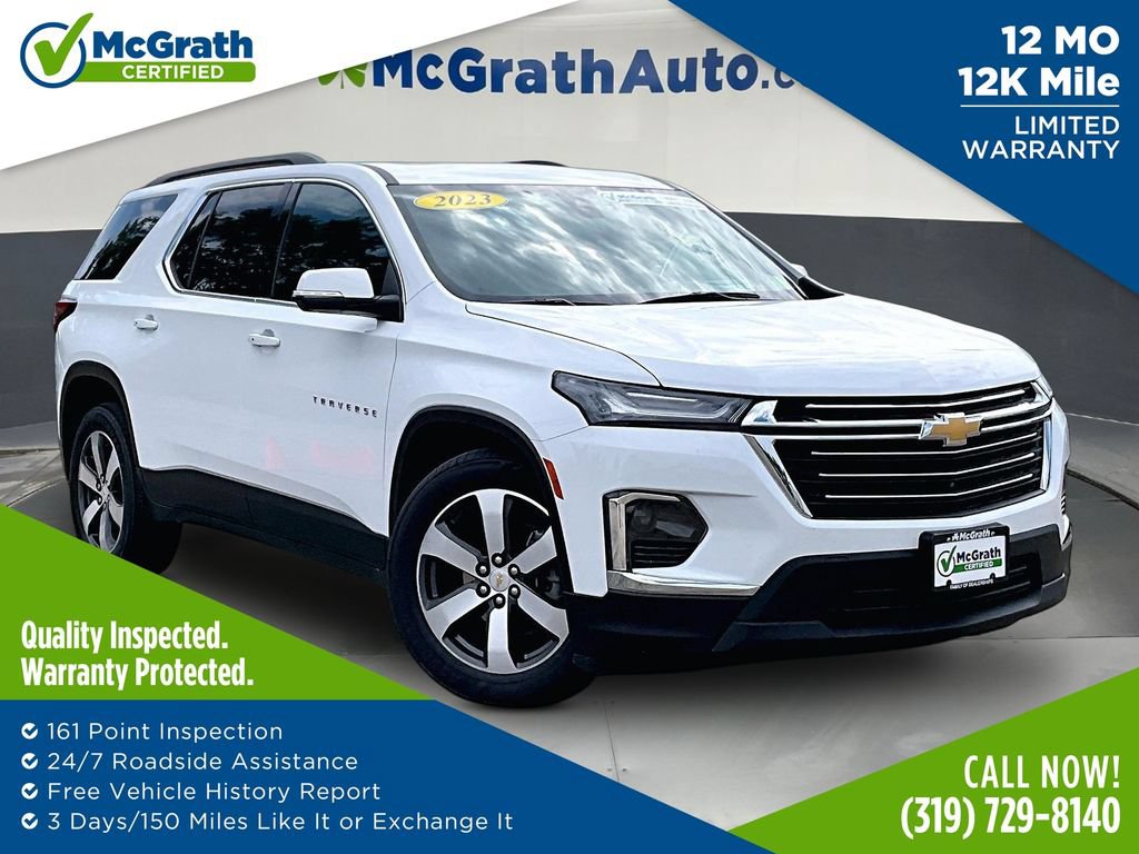 Used 2023 Chevrolet Traverse LT w/ LT Premium Package AWD/4WD image 1