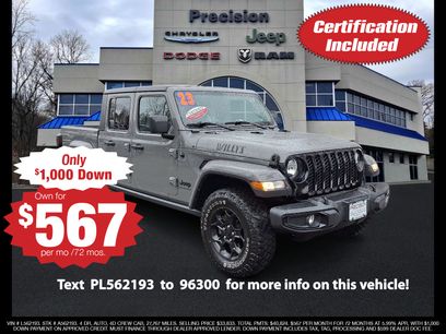 Certified 2023 Jeep Gladiator Willys