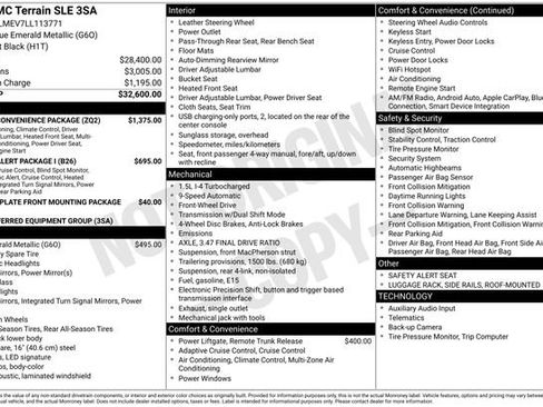 Used 2020 GMC Terrain SLE w/ Driver Convenience Package image 27