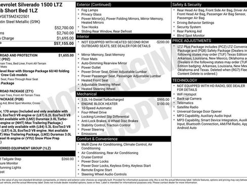 Used 2021 Chevrolet Silverado 1500 LTZ AWD/4WD image 6
