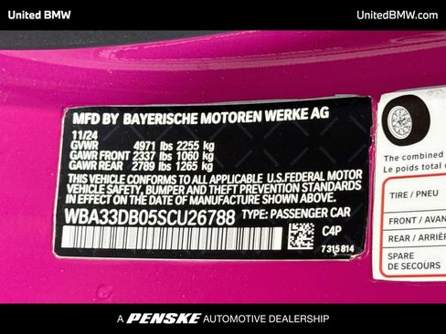 Used 2025 BMW 430i Convertible w/ M Sport Package RWD image 21