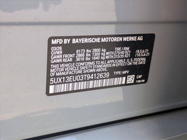 Certified 2026 BMW X5 sDrive40i w/ M Sport Package RWD image 26