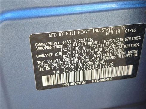 Used 2016 Subaru Forester 2.5i Touring w/ Eyesight & Navigation System AWD/4WD image 16