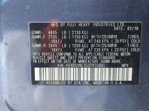 Used 2016 Subaru Outback 2.5i Limited image 28